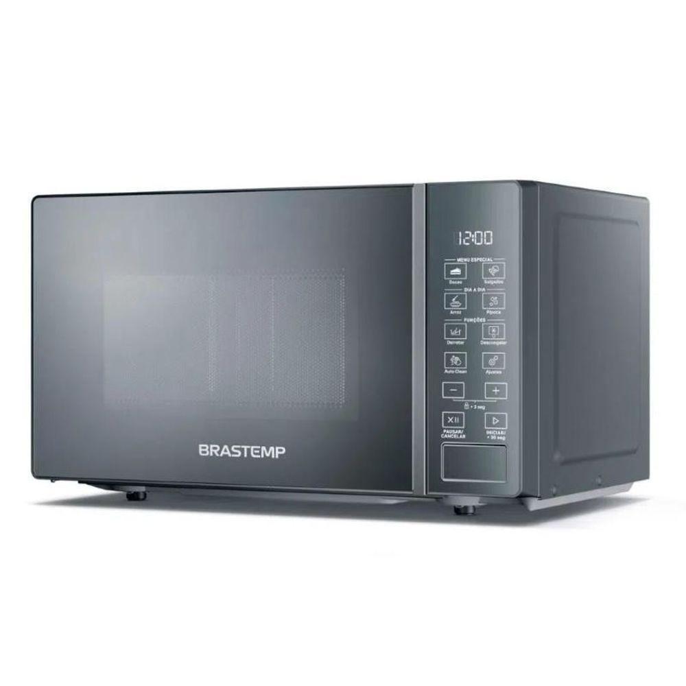 Micro-ondas Brastemp 20 Litros Com Funções Pré-preparo Inox Espelhado Bms20ar - 220v - 1