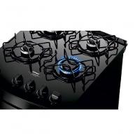 Fogão Consul 4 Bocas com Mesa de Vidro e Grades Individuais Super Estáveis Preto CFO4VBEUNA Bivolt - 3