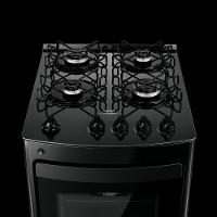 Fogão Consul 4 Bocas com Mesa de Vidro e Grades Individuais Super Estáveis Preto CFO4VBEUNA Bivolt - 5