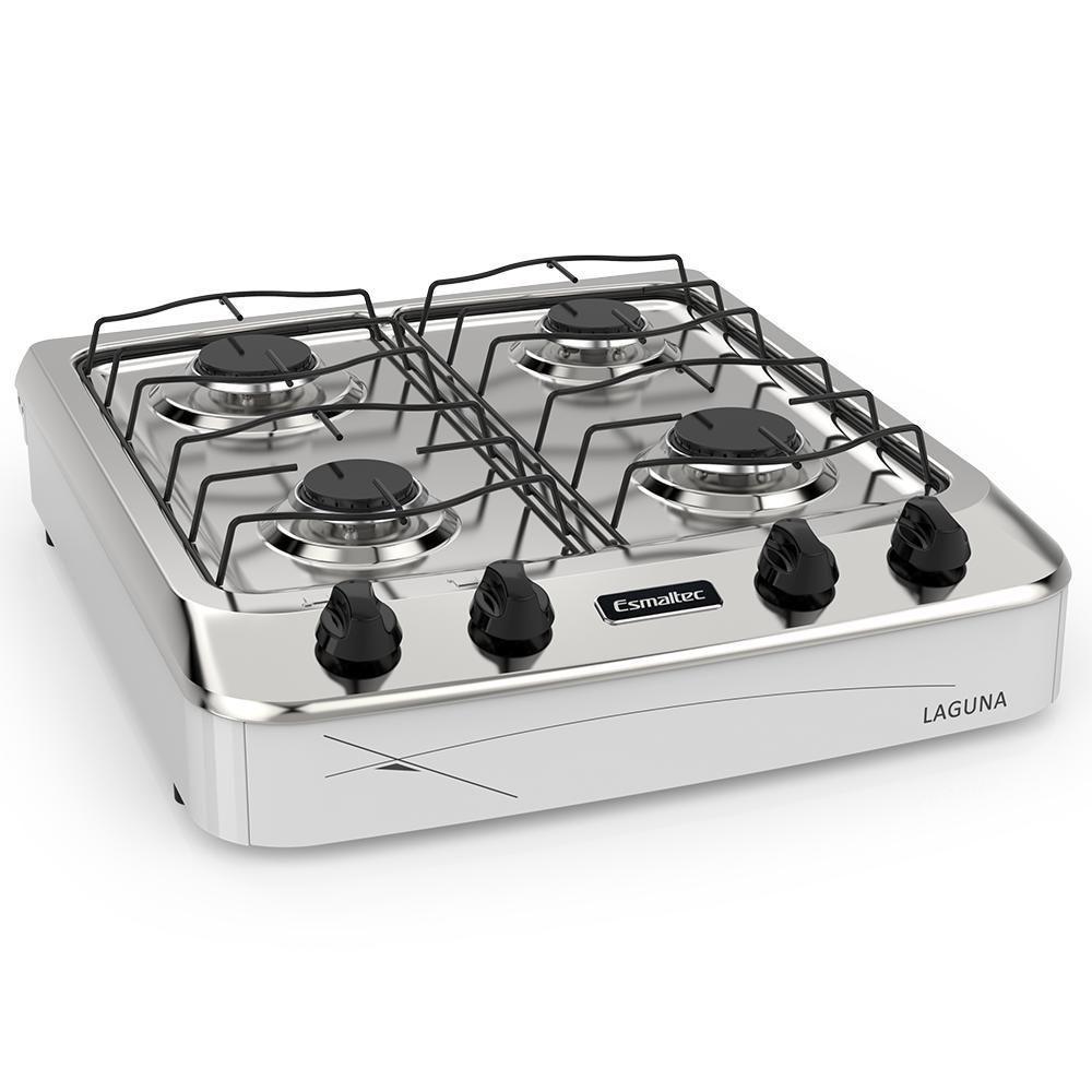 Fogão Esmaltec Laguna 4 Bocas Branco Bivolt - 1