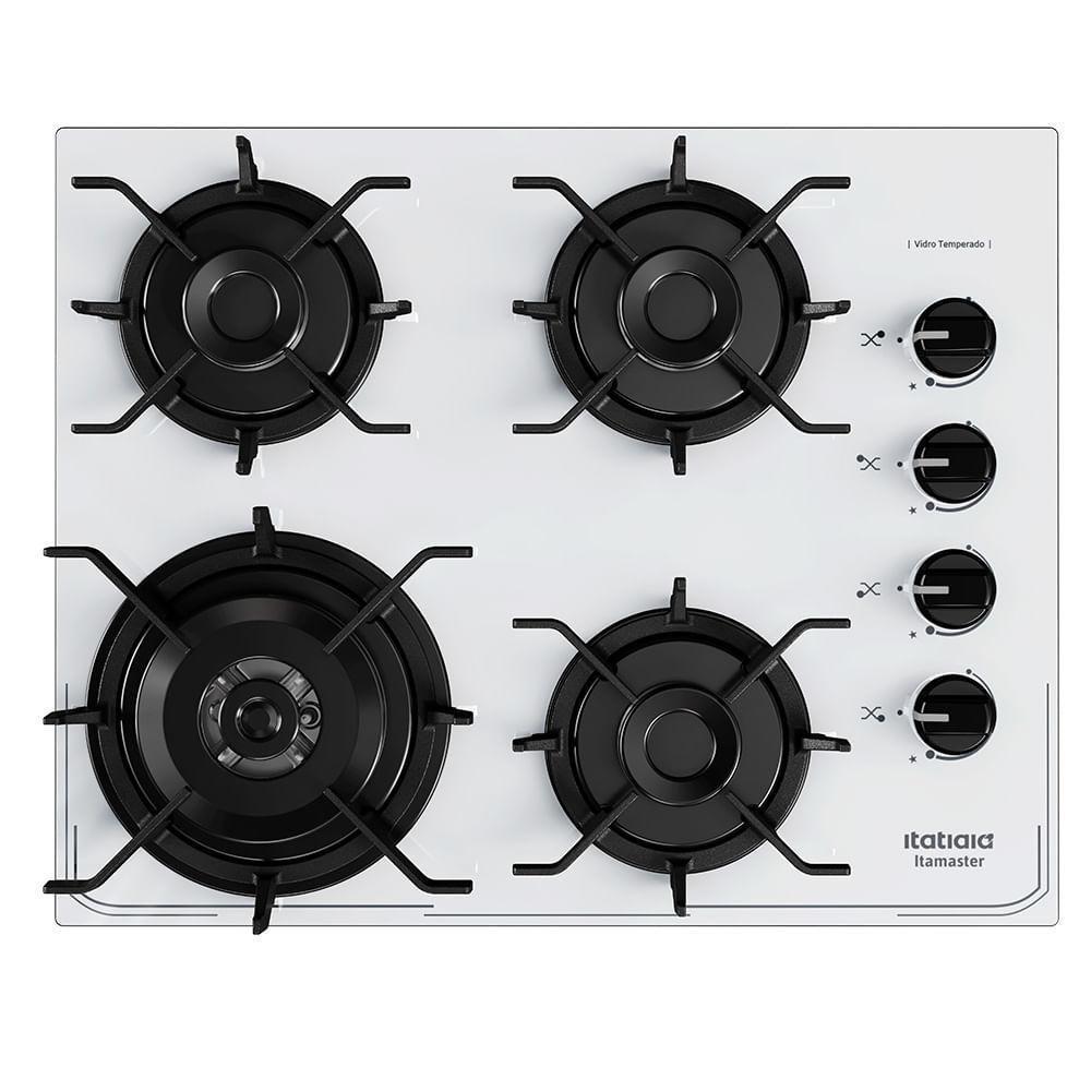 Cooktop Itamaster 4 Bocas Branco Bivolt - 2