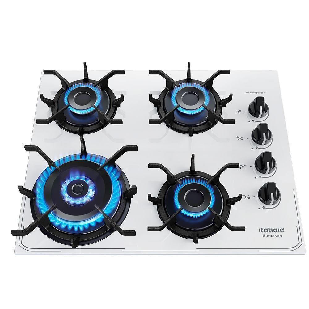 Cooktop Itamaster 4 Bocas Branco Bivolt - 4