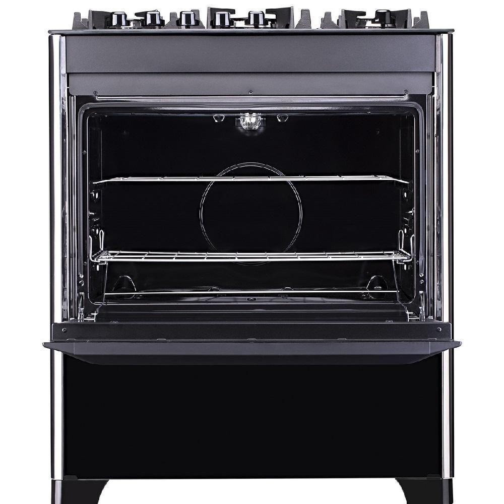 Fogão 5 Bocas Dako Magister Preto Com Mesa De Vidro - Bivolt - 3