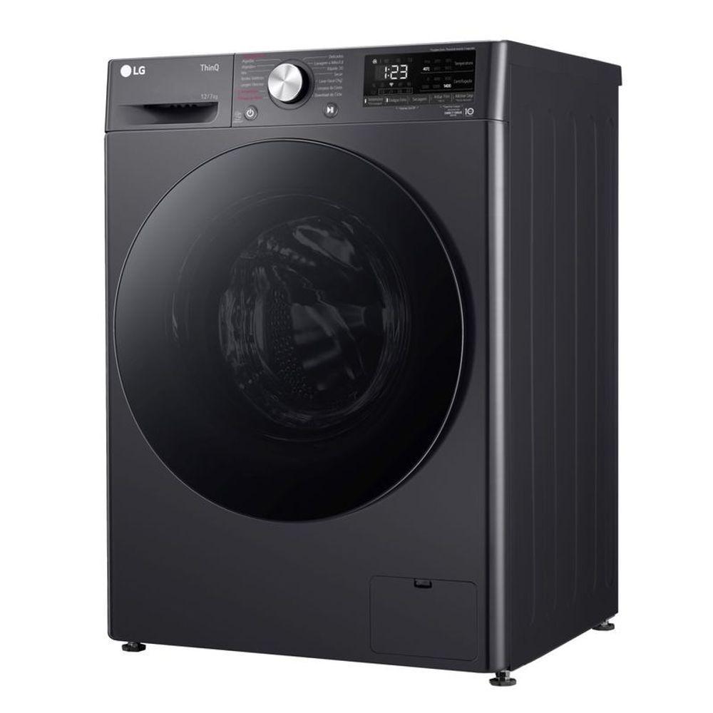 Lava e Seca Smart LG VC4 12kg Titanium Com Inteligência Artificial AIDD CV5012MC4A 220V     - 3