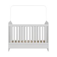 Berço Americano 3 Em 1 Para Colchão 70x130cm Quindim Multimóveis Bb0536pa Branco - 3
