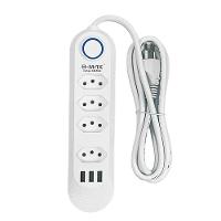 Extensao 4 Tomadas + 3 Usb B-max Filtro De Linha - 6