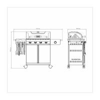 Churrasqueira A Gás Tgp 6000 Tramontina Preta 5 Utensílios E - 2