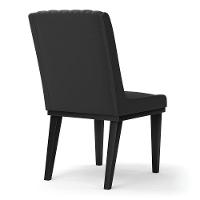 Cadeira Sala De Jantar Base Madeira Preto Kit 4 Sofia Sintético D03 - D'rossi Cor Preto - 2