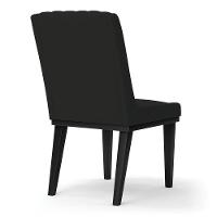 Cadeira Sala De Jantar Base Madeira Preto Kit 2 Sofia Veludo Preto D03 - D'rossi - 2