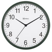 Relógio De Parede Preto 22 Cm Herweg Tictac 6101 Verde - Verde - 1