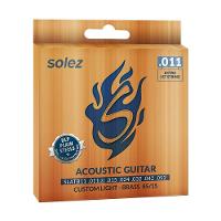 Corda Violão Aço Solez Slatb11 Bronze 85/15 11/52 - Ec0506 - 1