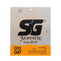 Encordoamento Sg P/ Violão Aço Bronze 85/15 Light 10/47 - Ec0465 - 1