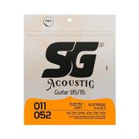 Encordoamento Sg P/ Violão Aço Bronze 85/15 Custom Light 11/52 - Ec0466 - 1