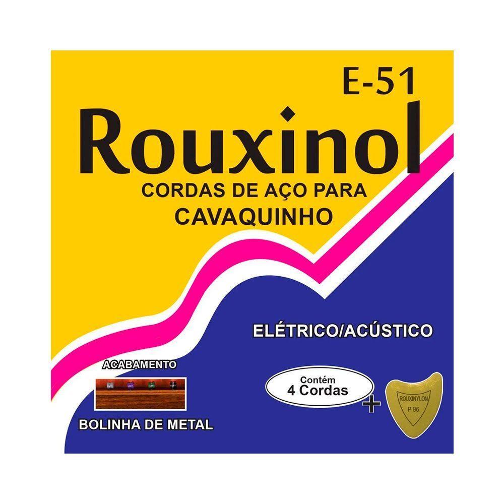 Encordoamento Rouxinol E-51 P/ Cavaquinho 11/28 - Ec0524 - 1