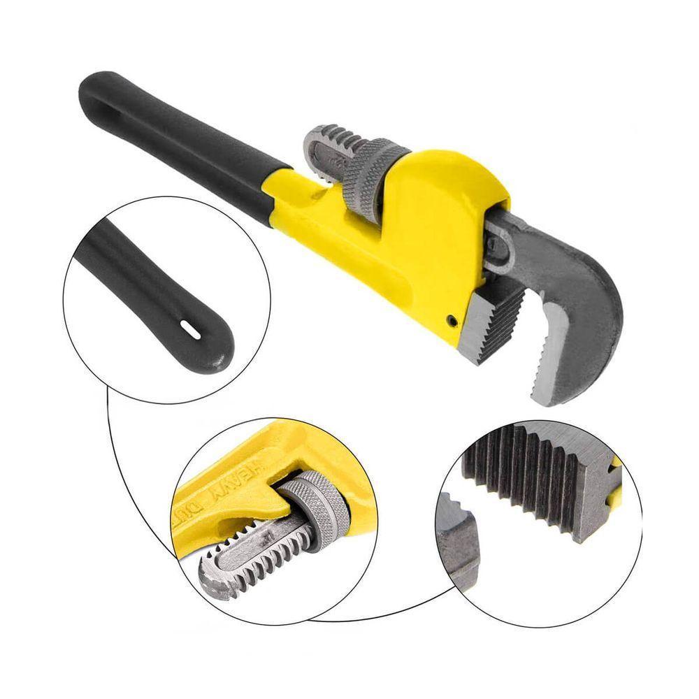 Chave Grifo 14 Polegadas Fbg Aperto De Porcas Parafusos Tubo - 1