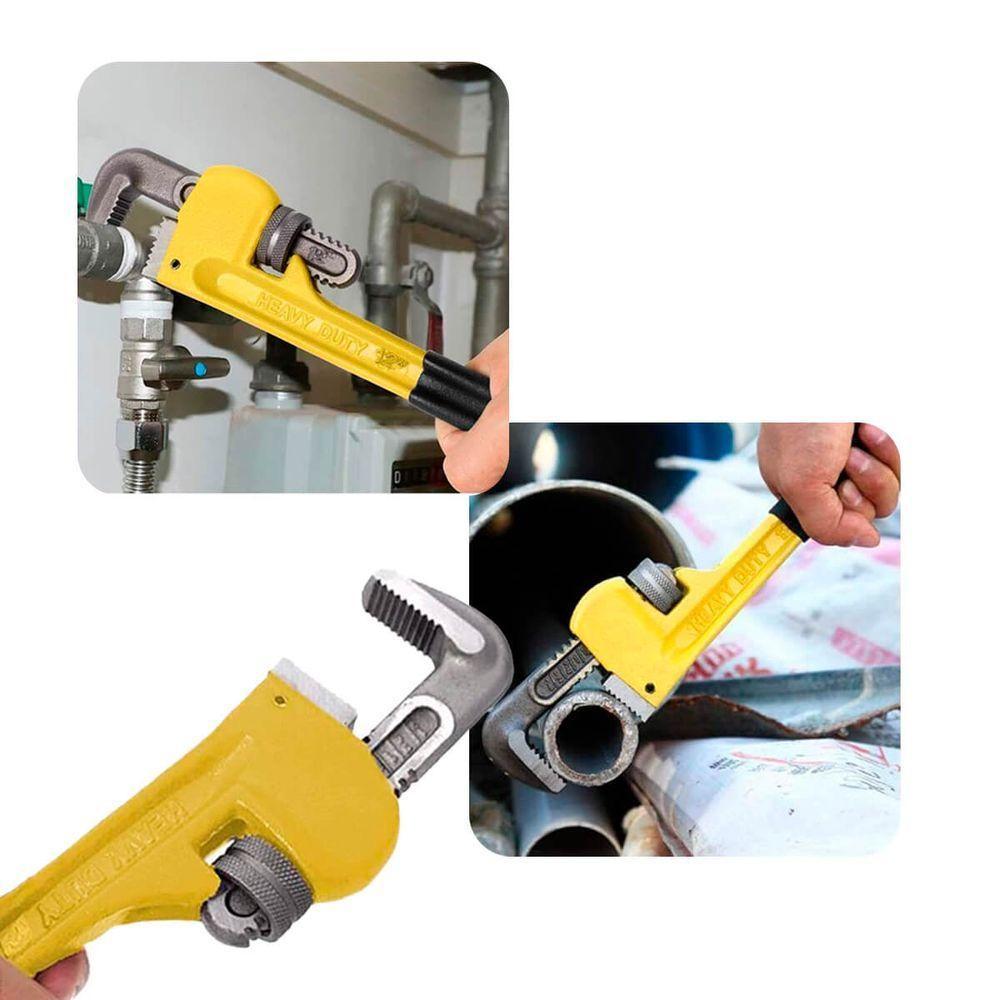 Chave Grifo 14 Polegadas Fbg Aperto De Porcas Parafusos Tubo - 7