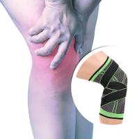 Joelheira De Compressão Faixa Dupla Ajustável Respirável - 7