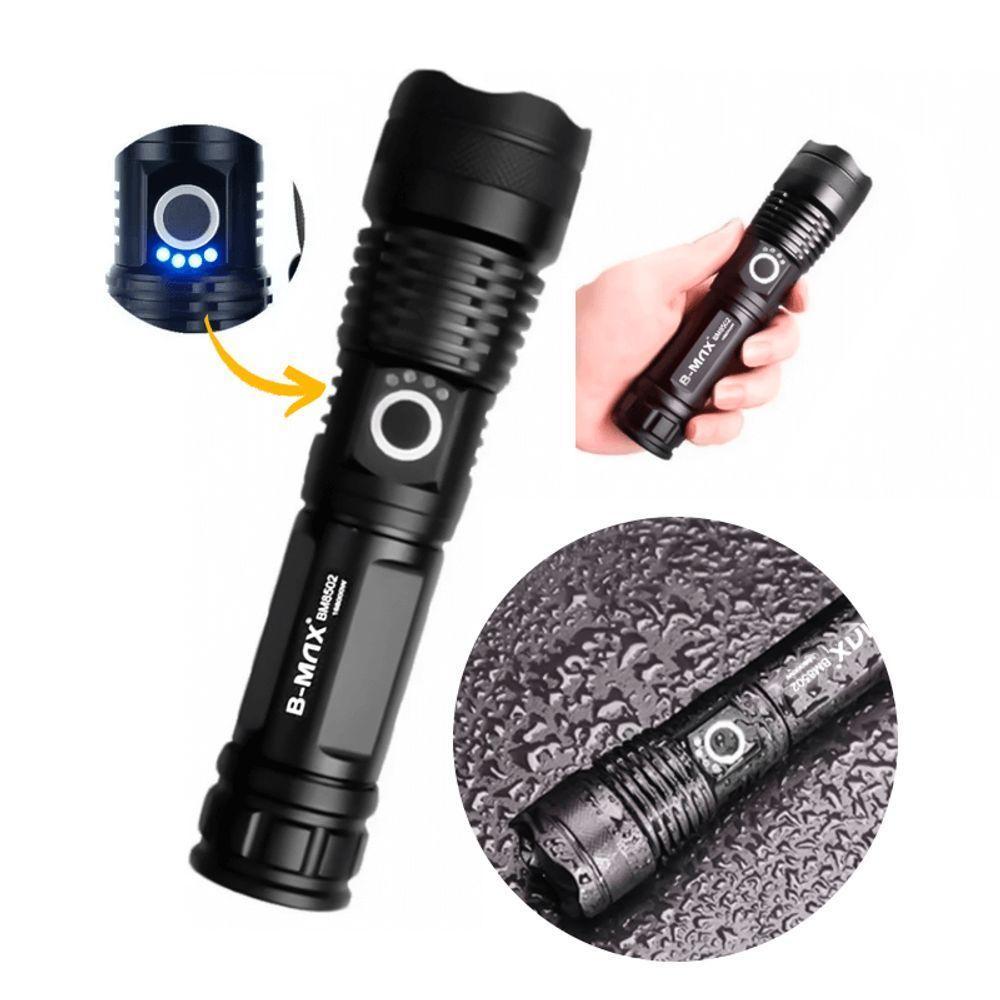 Lanterna Tática P50 T9 Militar Longo Alcance 2750000 Lumens - 1