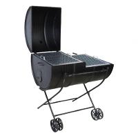 Churrasqueira Tambor 200 Litros Mista Com Carrinho E Grelha - 1