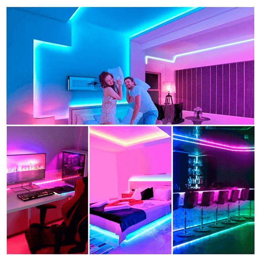 Kit Fita De Led Rgb Smart Wifi Inteligente 5 Metros - 4