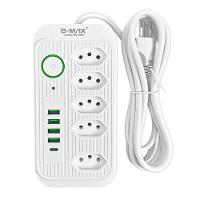 Filtro De Linha Com 5 Usb 2.1a Extensão 5 Tomadas - 3