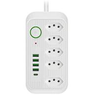 Filtro De Linha Com 5 Usb 2.1a Extensão 5 Tomadas - 8