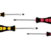 Kit De Chave De Fenda E Phillips 4 Peças Com Imã - 3