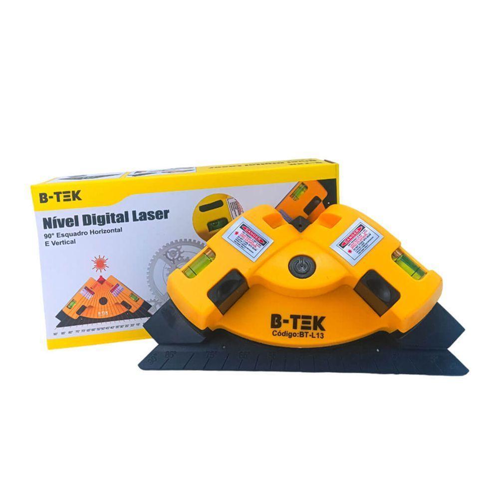 Esquadro C- Nível Laser 90º Digital 10m Horizontal Vertical - 2