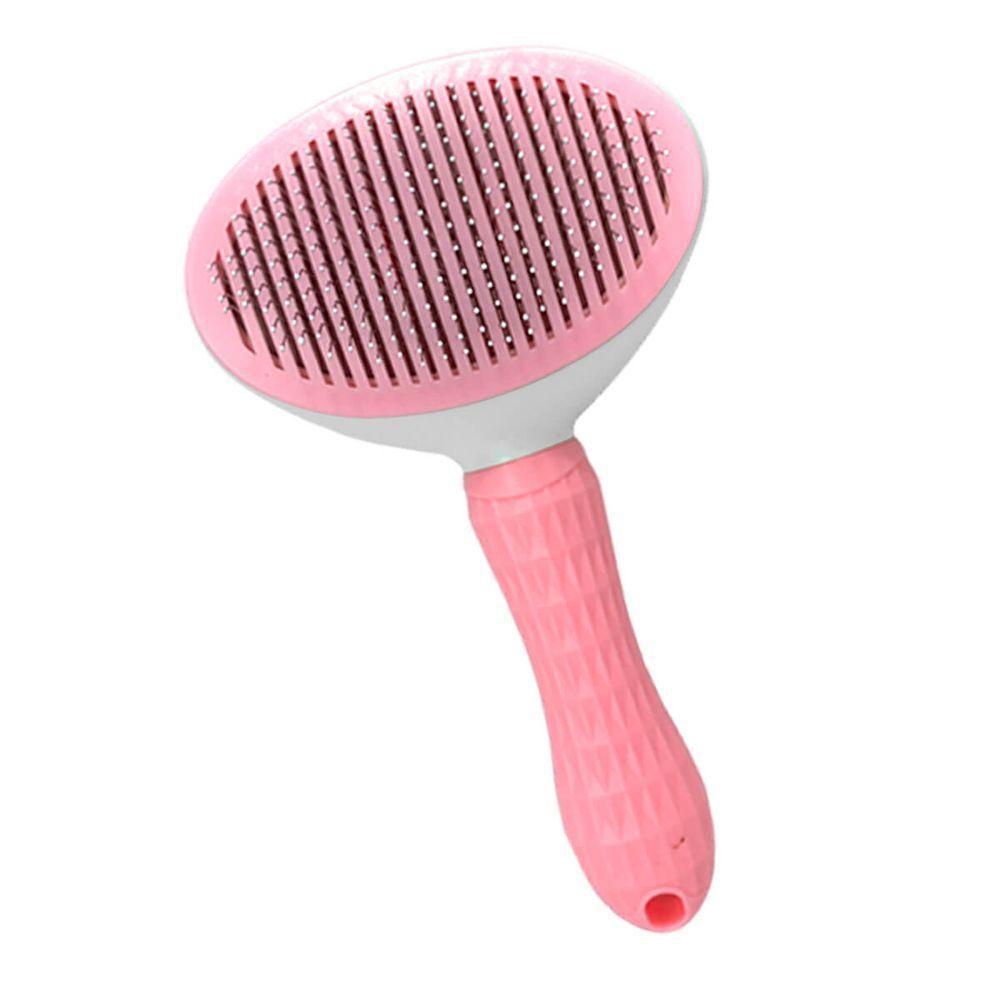 Escova Rasqueadeira Remove Pelos Cães Gatos - 1