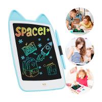 Lousa Mágica Lcd Tablet Infantil Gatinho 8 Polegadas Azul - 2