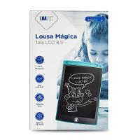 Lousa Mágica Digital Lcd Infantil Grande 8,5 Polegadas Azul - 2