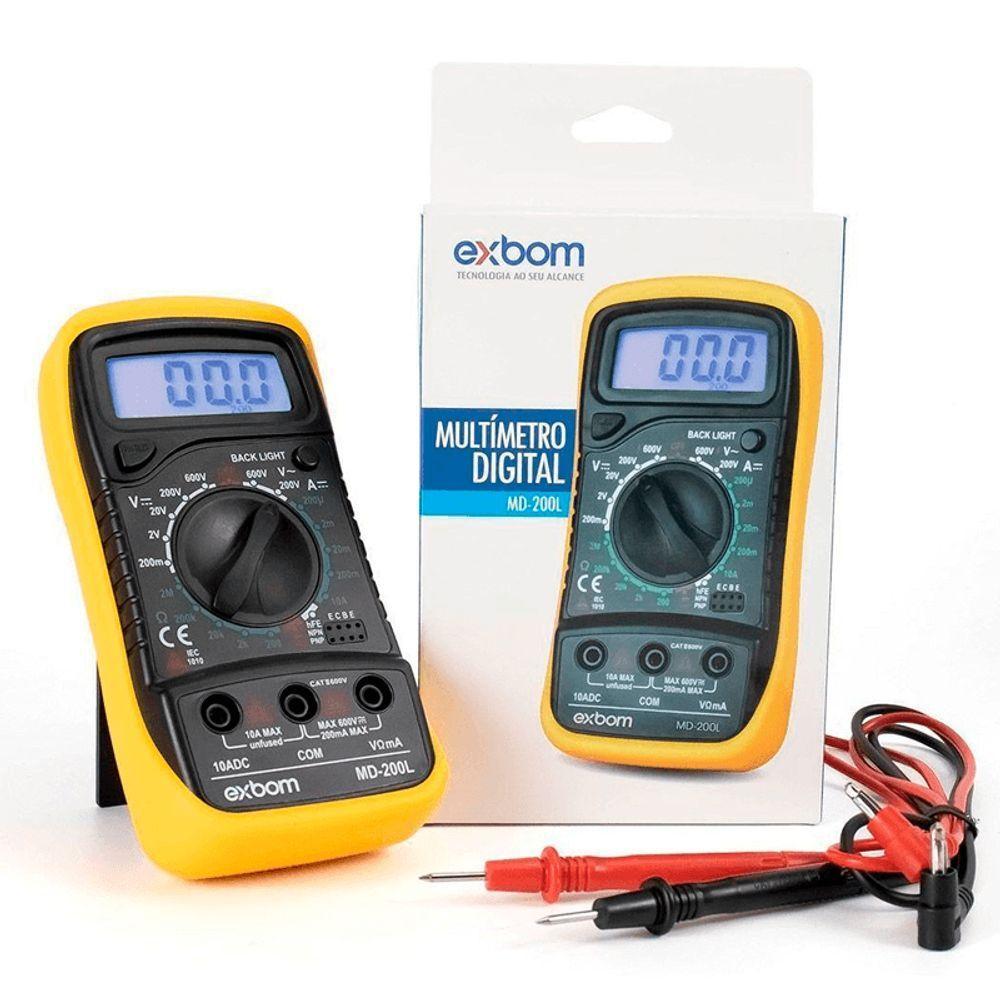 Multímetro Digital Multi Funções Lcd  Portátil - 1