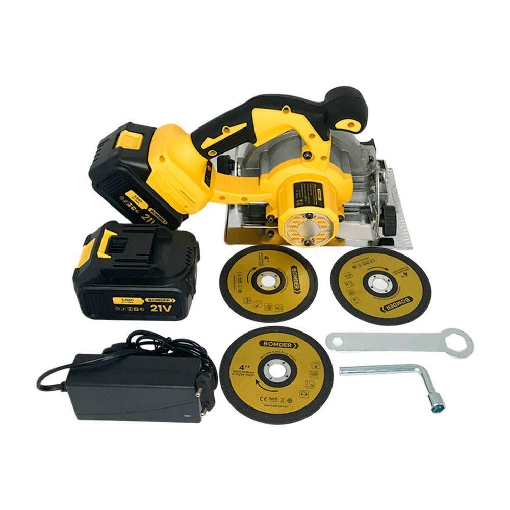 Serra Circular Portátil 3 Velocidades 2 Baterias 21v Profi - 1