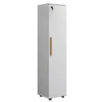Armário Multiuso Lavanderia Com Chave E Rodízios 1 Porta Lune Branco J&a Branco - 1