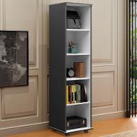 Armário Multiuso Lavanderia Com Chave E Rodízios 1 Porta Lune Preto J&a Preto - 5