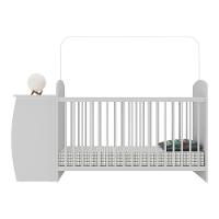 Berço Cômoda Cajuzinho Para Colchão 60x130cm Multimóveis Bb0516 Branco