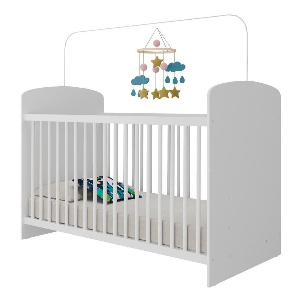 Berço Com Colchão Incluso Sonho Multimóveis Bb0515c Branco - 1