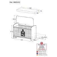 Berço Com Colchão Incluso Sonho Multimóveis Bb0515c Branco - 8