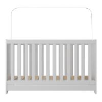 Berço 3 Em 1 Com Colchão Incluso Pipoca Multimóveis Bb0527c Branco - 3