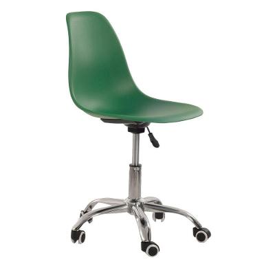 Cadeira Com Rodízios Eames Office Verde Escuro