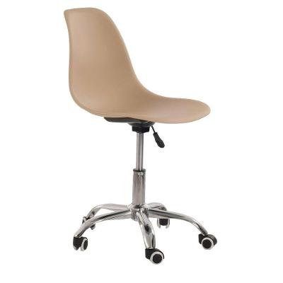 Cadeira Com Rodízios Eames Office Nude