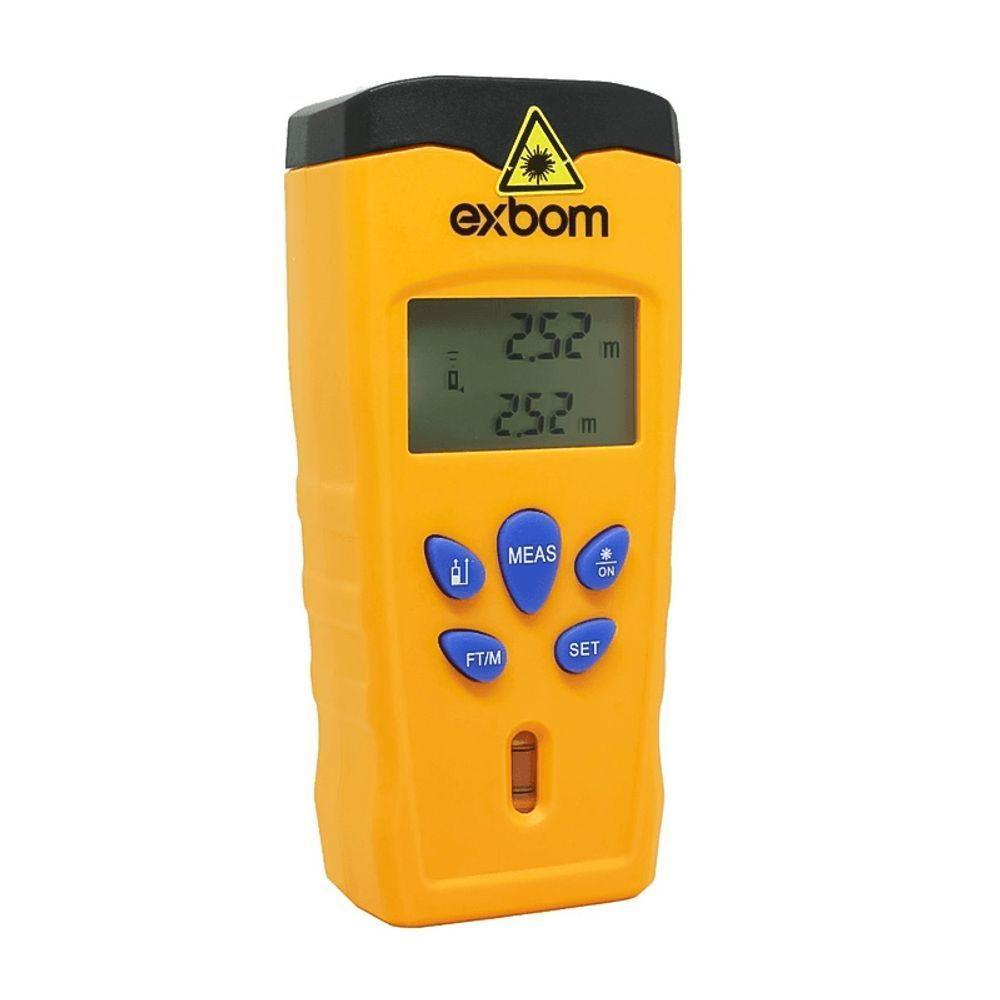 Trena Digital A Laser Com Nível 18 Metros Com Display Lcd - 2