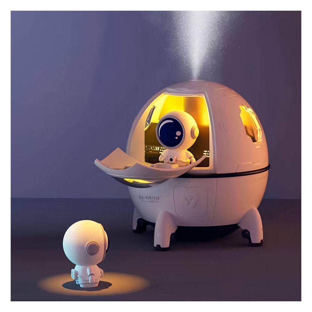 Umidificador Astronauta Com Led 7 Cores Bivolt 220ml Branco - 2