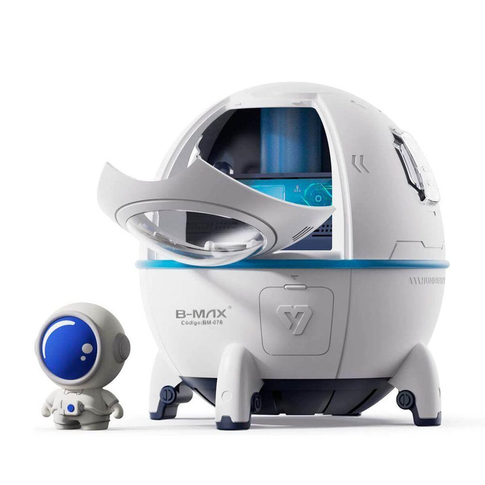 Umidificador Astronauta Com Led 7 Cores Bivolt 220ml Branco - 4