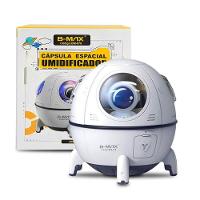 Umidificador Astronauta Com Led 7 Cores Bivolt 220ml Branco - 1