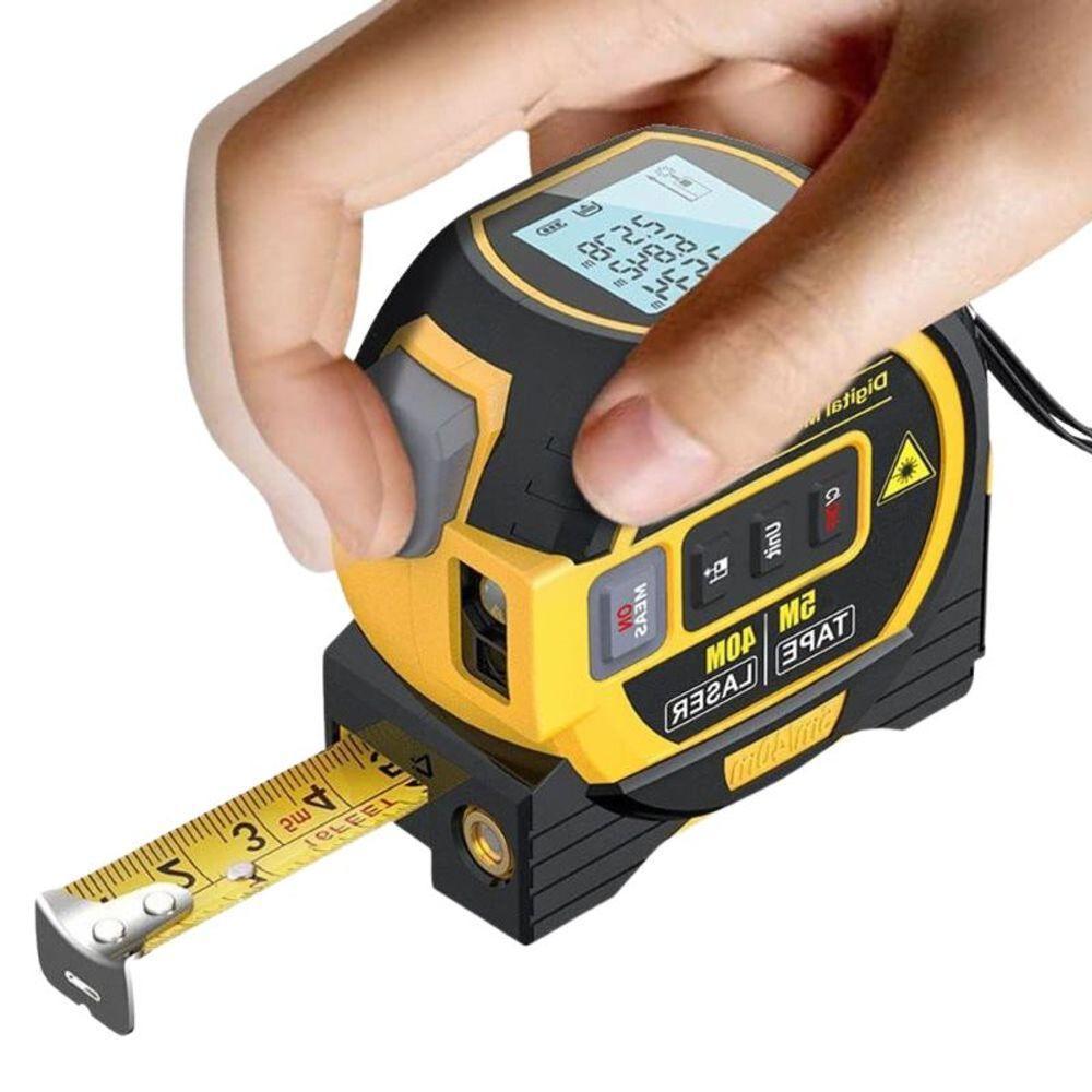 Trena Digital Visor Lcd Multifuncional Medição Laser 40m - 3