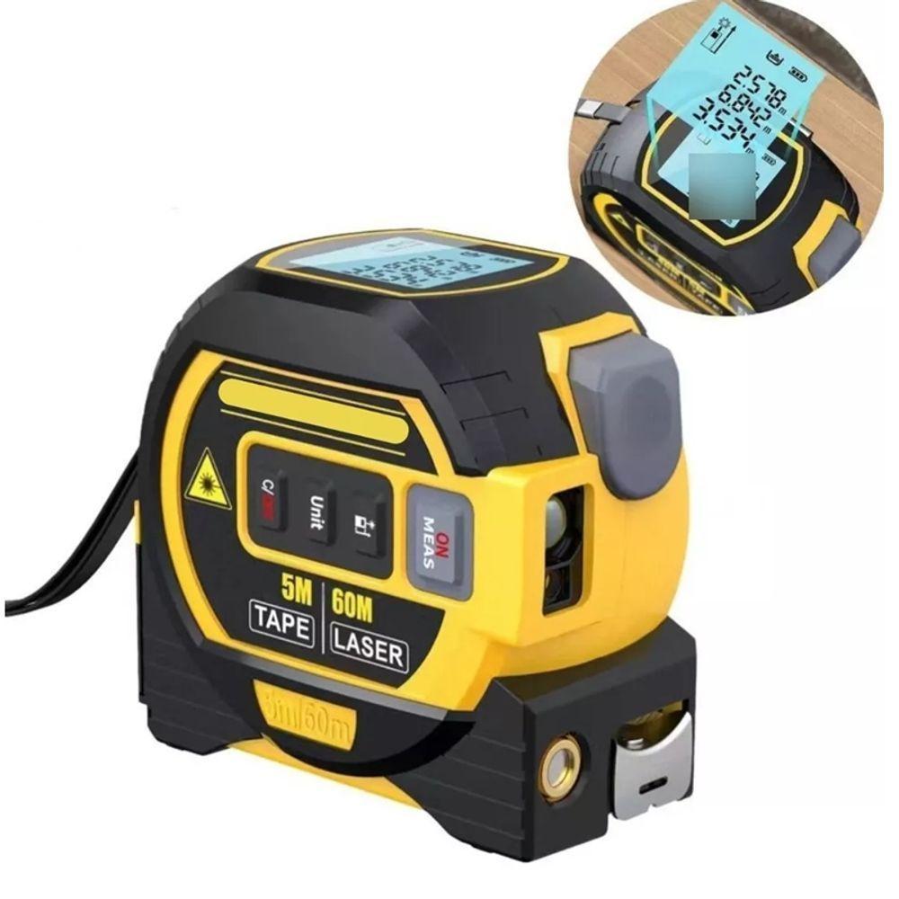 Trena Digital Visor Lcd Multifuncional Medição Laser 40m - 4