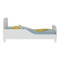 Cama Infantil Para Colchão 70x150cm 100% Mdf Majestade Multimóveis Bb2321 Branco Branco
