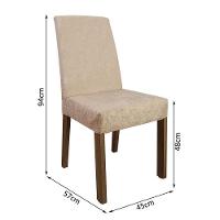 Kit 4 Cadeiras Jantar 4255 Rustic/imperial Madesa - 9