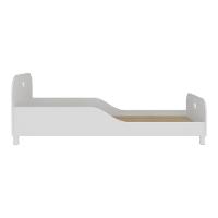 Cama Solteiro Para Colchão 88x188cm 100% Mdf Majestade Multimóveis Bb2320 Branco Branco - 3